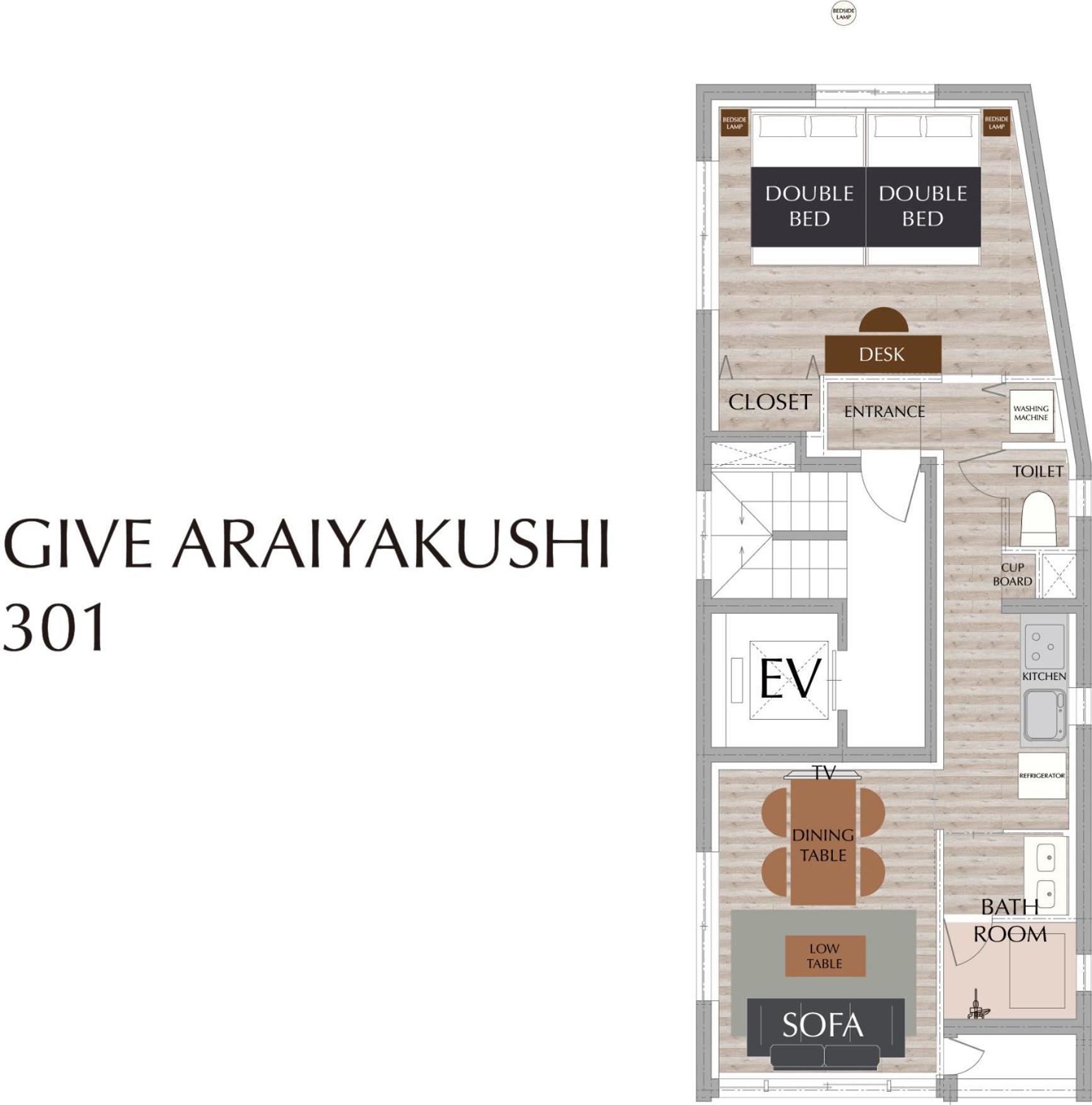 Give Araiyakushi Apartment Tokyo Exterior photo