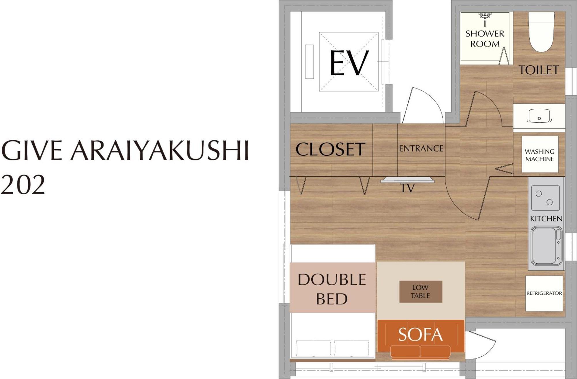 Give Araiyakushi Apartment Tokyo Exterior photo