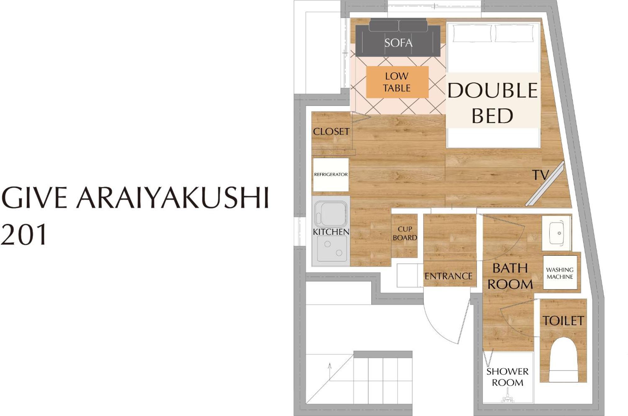 Give Araiyakushi Apartment Tokyo Exterior photo
